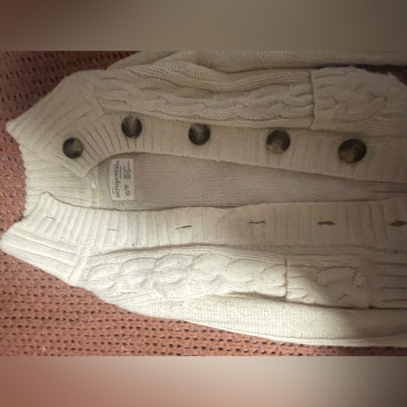 y2k vintage 2000s white cardigan button up ! size xs - Picture 3 of 3